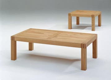 Loevenstein massief eiken salontafel, hoektafel. Massief Eik, Huis en Inrichting, Tafels | Salontafels, 100 tot 150 cm, Eikenhout