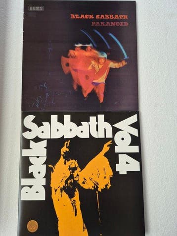 Black Sabbath - Paranoid; Black Sabbath Vol. 4 - Diverse, Nieuw in verpakking