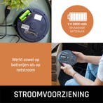 Discman - CD Speler - MP3 Speler - Anti Shock - Zwart - Lenc, Verzenden, Zo goed als nieuw