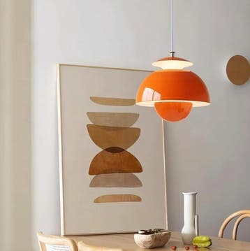 Hanglamp / Plafondlamp - Metalen Design Retro Lamp - Metaal, Huis en Inrichting, Lampen | Plafondlampen, Verzenden, Nieuw, Metaal