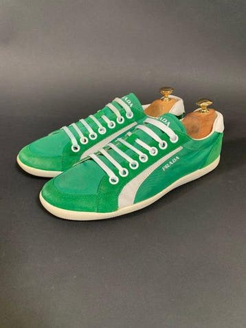 Prada Low-top Sneaker Green 4E 1835 UK 6.5 - Sneakers -, Kleding | Heren, Nieuw