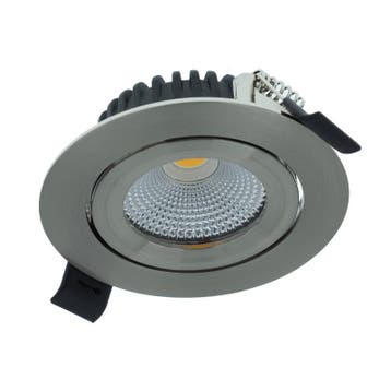 LED Inbouwspot - Varda - slim-fit - 5w - dim2warm - Zilver, Ophalen of Verzenden, Nieuw
