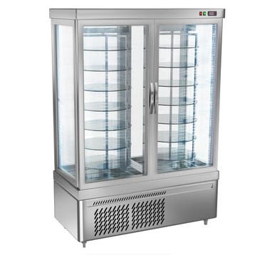 GGM Gastro | Panoramische koelvitrine - 935 liter - 1320mm -, Verzenden, Nieuw