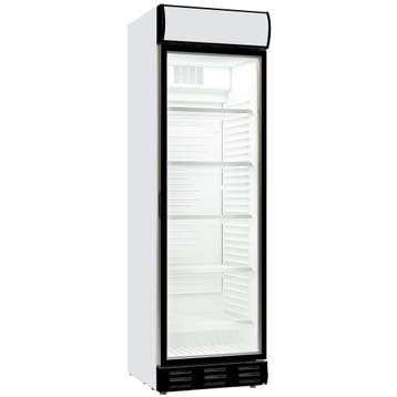 Drankenkoeling | 382L | Wit/Zwart | +4°C/+10°C | Statisch +, Verzenden, Nieuw in verpakking