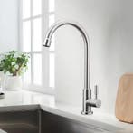 RVS Keukenkraan Koud Water 360° Draaibaar Éénhendel, Verzenden, Nieuw