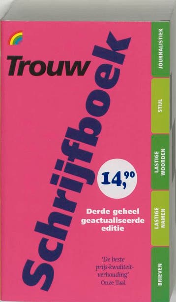 Trouw Schrijfboek 9789041704993, Boeken, Zo goed als nieuw