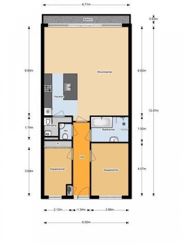 Te Huur 3 Kamer Appartement Rosmolenplein In Tilburg, Tilburg, Noord-Brabant, Direct bij eigenaar, Appartement