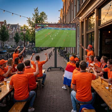 SCHERM HUREN VOOR HET WK 2026  tot 80 INCH  Op wieltjes, Video-apparatuur
