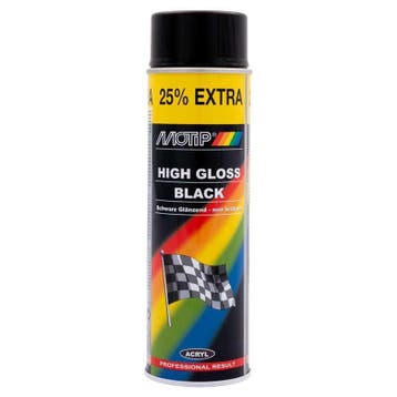 Motip High Gloss Zwart, Verzenden