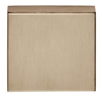 Blind plaatje BASICS BSQB53 PVD licht brons, Verzenden, Nieuw