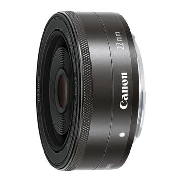 Canon EF-M 22mm f/2.0 STM Zwart objectief - Tweedehands, Audio, Tv en Foto, Fotografie | Lenzen en Objectieven, Verzenden, Gebruikt