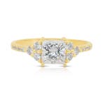 Ring - 18 karaat Geel goud - 1.35ct. tw. Diamant, Nieuw