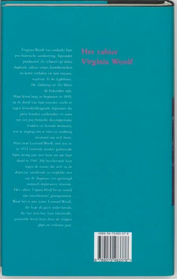 Het cahier Virginia Woolf / Bipolaire cahiers / 2, Boeken, Verzenden, Zo goed als nieuw, Virginia Woolf