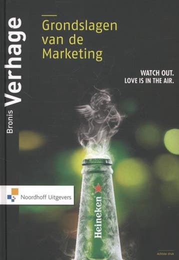 9789001817855 Grondslagen van de marketing | Tweedehands, Verzenden, Zo goed als nieuw, Bronis Verhage