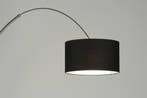 Rietveld Vloerlampen - Zwart - Staal, Stof, Verzenden, Nieuw
