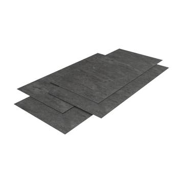 Wandpaneel Bladel set van 4 panelen 120x60 cm Urban Grey [ne, Doe-het-zelf en Verbouw, Verzenden, Nieuw