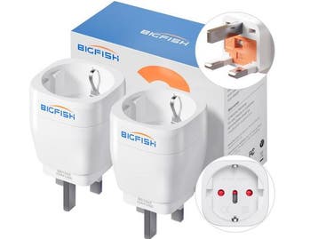 Veiling - 5X Bigfish UK Adapter Engeland Duitsland Doos 2 ST, Nieuw