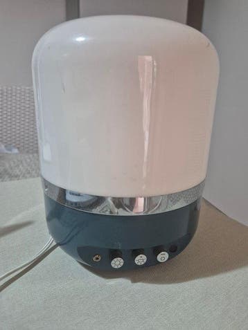 Tafellamp - Plastic, Chroom - Lamp met radio