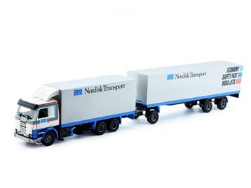 Schaal 1:50 Tekno 911109 Zweden 1991 Nordisk Volvo Zweeds..., Hobby en Vrije tijd, Ophalen of Verzenden, Gebruikt, Tekno