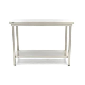 Werktafel rvs - 120 x 60 cm - Verstelbare Hoogte - met Onder, Verzenden, Nieuw in verpakking