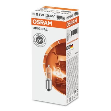 Osram Halogeenlamp 24V Original Line H21W, BAY9s 10 Stuks, Verzenden, Nieuw