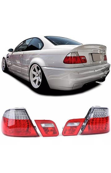 BMW E46 LED achterlichten rood/wit – Coupé 2001-2005, Nieuw, BMW
