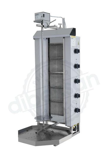 Dibeksan Donergrill | Gas | 5 Branders | Max. 80 kg | 545x66, Ophalen of Verzenden, Nieuw in verpakking