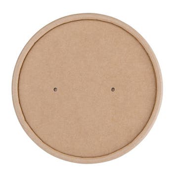 Fiesta Compostable papieren deksel voor 98(Ø)mm soepbekers, Verzenden, Nieuw