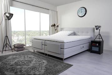 Boxspringset Cooper deluxe, Verzenden, Nieuw, Wit