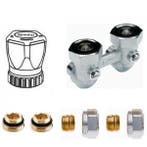 Set haaks 15mm knel - handwiel - Radson Intergra, Verzenden, Nieuw
