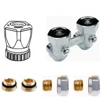 Set haaks 15mm knel - handwiel - Radson Intergra, Verzenden, Nieuw