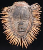 Tribaal masker - Bassa Singer Mask - 34 cm - Liberia