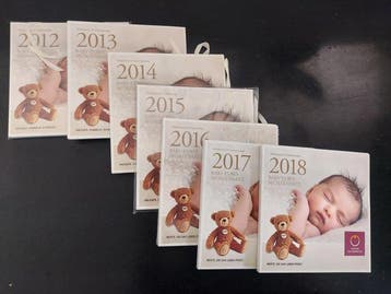 Oostenrijk. Year Set (BU) 2012/2018 (7 baby sets) (Zonder
