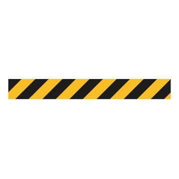 Premark thermoplastische waarschuwingsmarkering, lijn van 1, Verzenden