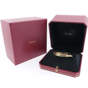 Gouden Cartier trinity armband; Maat M (Slavenarmband), Ophalen of Verzenden, Gebruikt, Goud, Goud