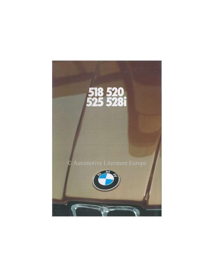 1980 BMW 5 SERIE BROCHURE NEDERLANDS, Boeken, Auto's | Folders en Tijdschriften, BMW