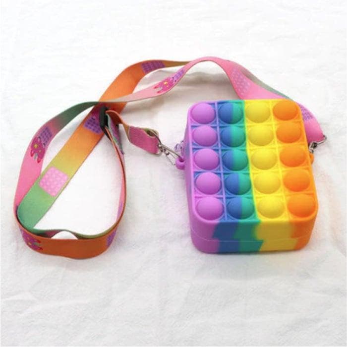 Pop It Portemonnee - Fidget Anti Stress Speelgoed Bubble Toy, Sieraden, Tassen en Uiterlijk, Portemonnees, Nieuw, Verzenden