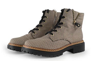 Rieker Veterboots in maat 42 Beige, Verzenden, Beige, Overige typen, Zo goed als nieuw
