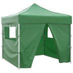 vidaXL Vouwtent met 4 zijwanden 3x3 m groen, Tuin en Terras, Verzenden, Nieuw