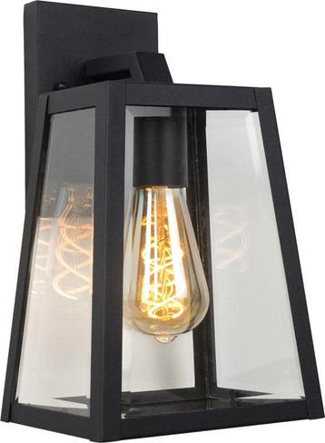 Lucide MATSLOT - Wandlamp Binnen/Buiten - 1xE27 - IP23 -, Verzenden, Zo goed als nieuw, Metaal