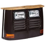 vidaXL Dressoir vrachtwagen massief mangohout donkergrijs, 100 tot 150 cm, Verzenden, Nieuw, 25 tot 50 cm