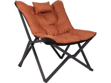 Bo-Camp Brandon - Relaxstoel - Aluminium frame - Cationic, Caravans en Kamperen, Verzenden, Zo goed als nieuw