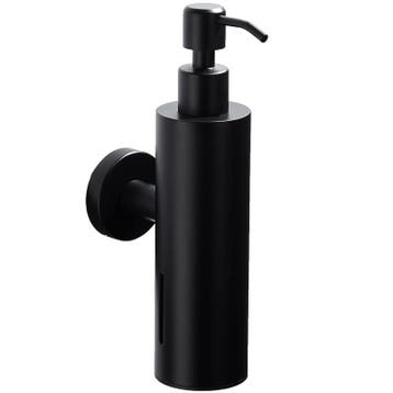 Zeepdispenser - Zwart RVS Mat - Zeeppompje - Rond, Verzenden, Nieuw