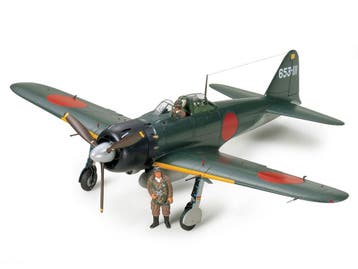 TAMIYA 60318 MITSUBISHI A6M5 ZERO FIGHTER MODEL 52 (ZEKE..., Hobby en Vrije tijd, Modelbouw | Vliegtuigen en Helikopters, Nieuw