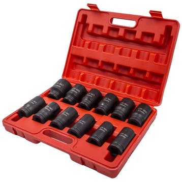 12 stuks 3/4 Inch Drive Deep Impact 24-41mm Socket Set v..., Verzenden, Nieuw