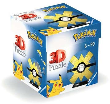 Pokemon Quick Ball 3D Puzzel (54 stukjes) | Ravensburger -, Hobby en Vrije tijd, Denksport en Puzzels, Verzenden, Nieuw
