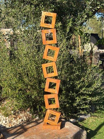 Ana Lucia B.M - Sculpture Corten - XXL - NO Reserve