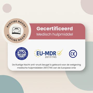 Rustige Nacht® Anti Snurkbeugel Duopack - Speciaal Voor, Ophalen of Verzenden, Nieuw
