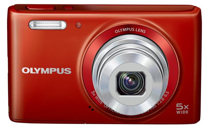 Olympus VG-180 Digitale Compact Camera - Rood, Audio, Tv en Foto, Fotocamera's Digitaal, Zo goed als nieuw, Verzenden