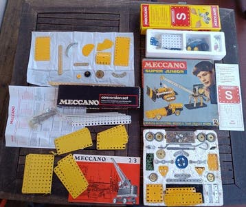 Meccano - Blikken speelgoed - lotto 3 set Maccano anni, Antiek en Kunst